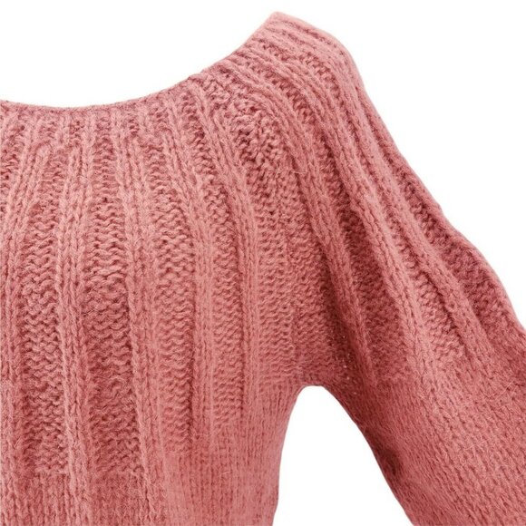 SPARKZ COPENHAGEN Pullover Sweater Mohair Blend Cherry Pink - Picture 4 of 9